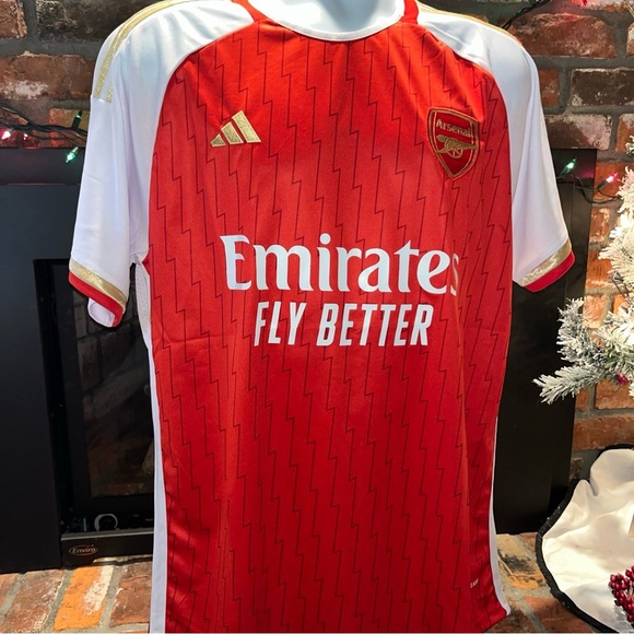 adidas Other - Adidas Emirates Fly jersey Red, White, Gold Men’s Size XL Brand New With Tags